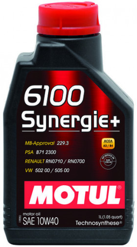 Моторное масло Motul 6100 Synergie+ SAE 10W-40 1л (839411)