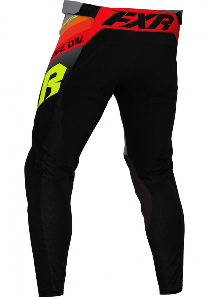 Мотоштани FXR Clutch MX 21 Black /Grey /Hi Vis /Nuke Red