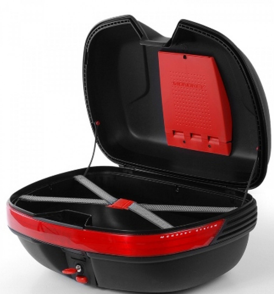 Кофр центральний/бічній Givi E360 40 л. Black/Red (00-00259545)