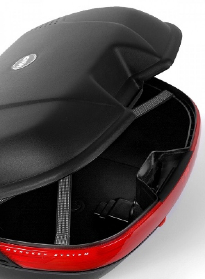 Кофр центральний/бічній Givi E360 40 л. Black/Red (00-00259545)