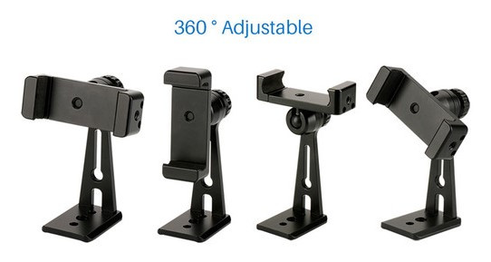 Металеве шарнірне кріплення для телефону Ulanzi Black (ST-04)