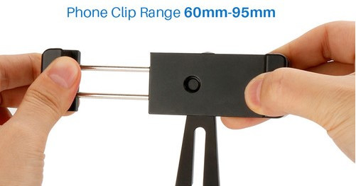 Металеве шарнірне кріплення для телефону Ulanzi Black (ST-04)