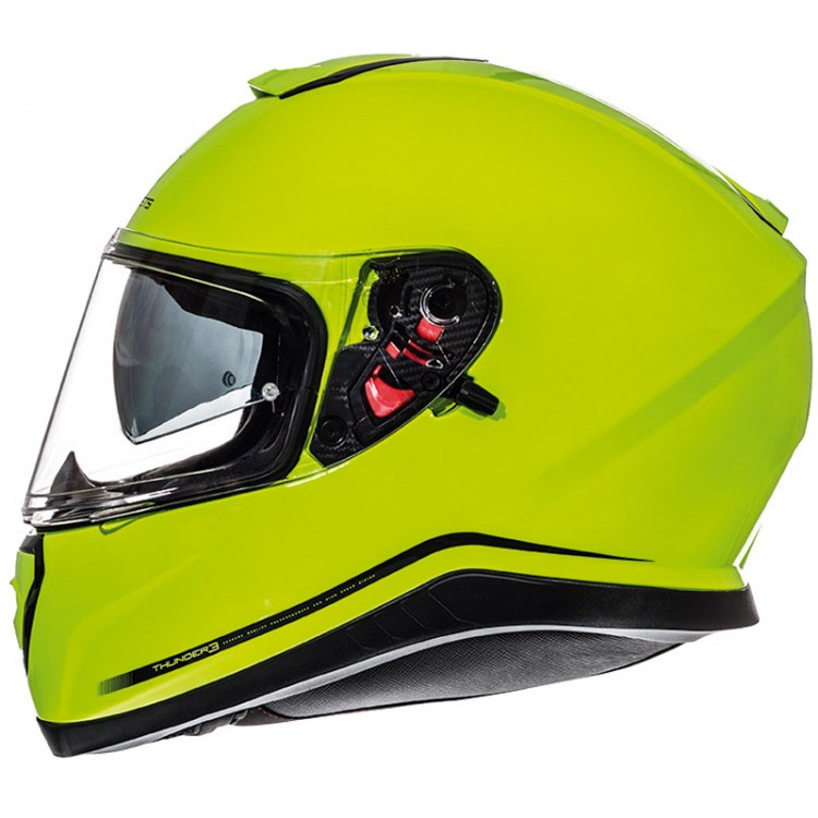 Мотошлем MT Helmets Thunder 3 Solid Hi-Vision Yellow
