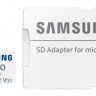 Карта памяти Samsung 512GB microSDXC C10 UHS-I U3 R100/W90MB/s Evo Plus V2 + SD адаптер (MB-MC512KA/RU)