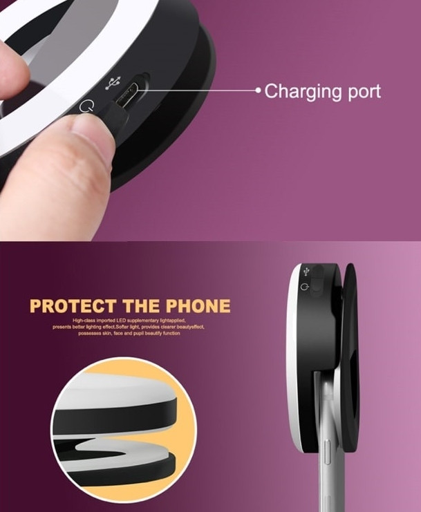 Свет для смартфона AccPro RK-14B Вlack