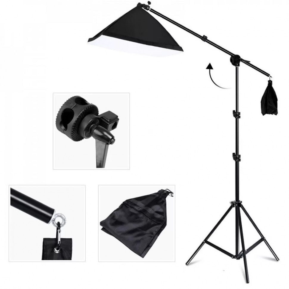 Набір постійного світла Visico FL-306-3 50x70 см Triple Kit