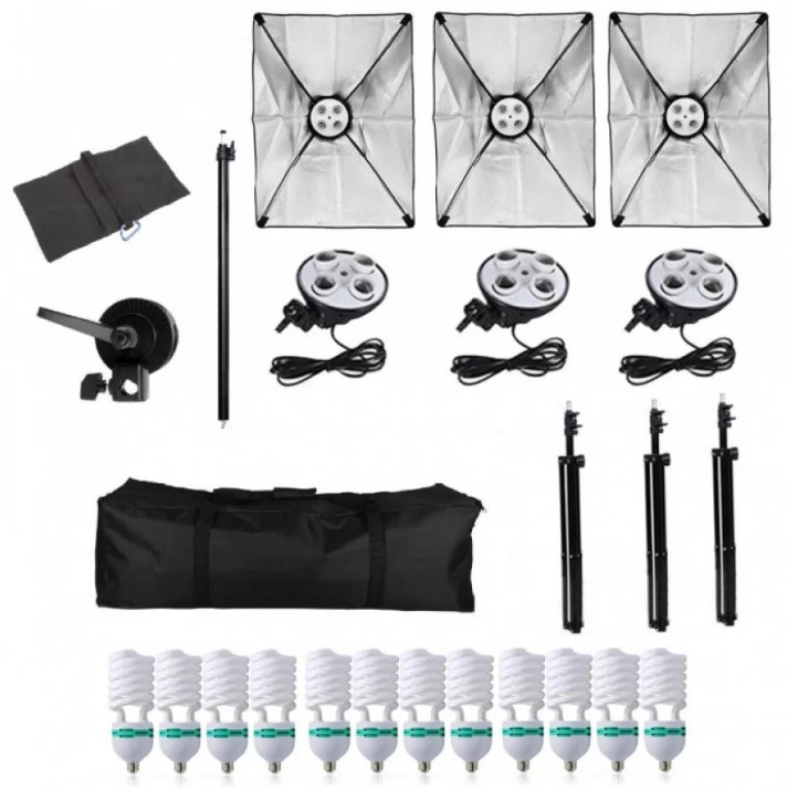 Набір постійного світла Visico FL-306-3 50x70 см Triple Kit