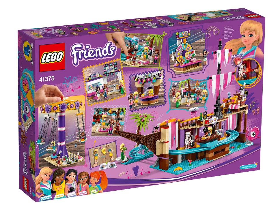 Конструктор Lego Friends: прибрежный парк развлечений (41375)