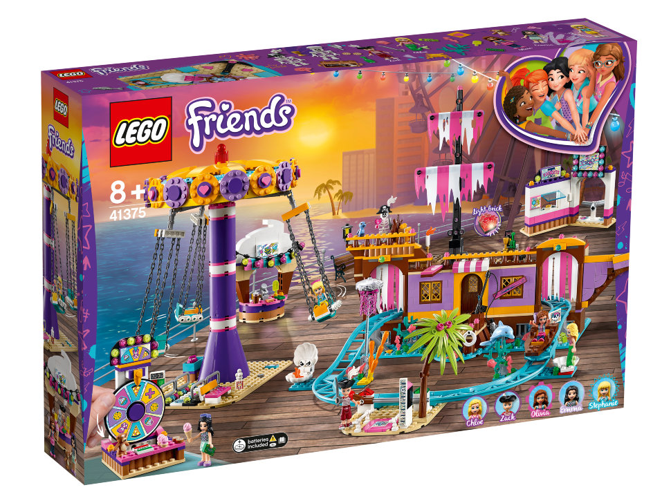 Конструктор Lego Friends: прибрежный парк развлечений (41375)