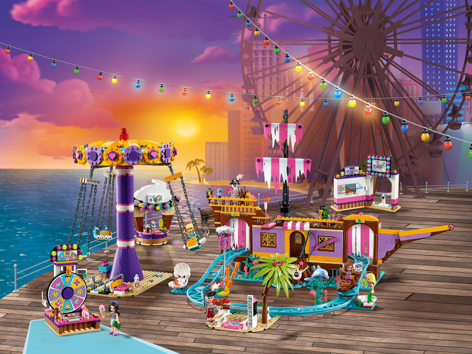 Конструктор Lego Friends: прибрежный парк развлечений (41375)