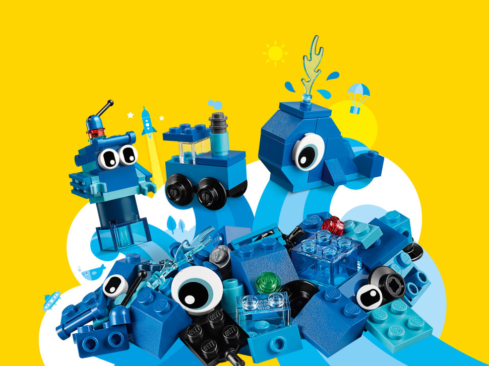Конструктор Lego Classic: синий набор для конструирования (11006)