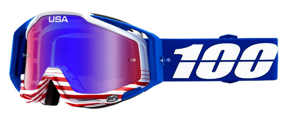 Мото окуляри 100% Racecraft Anthem Mirror Lens Red /Blue (50110-337-02)