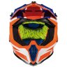 Мотошлем MT Helmets Falcon Weston Orange /White /Blue