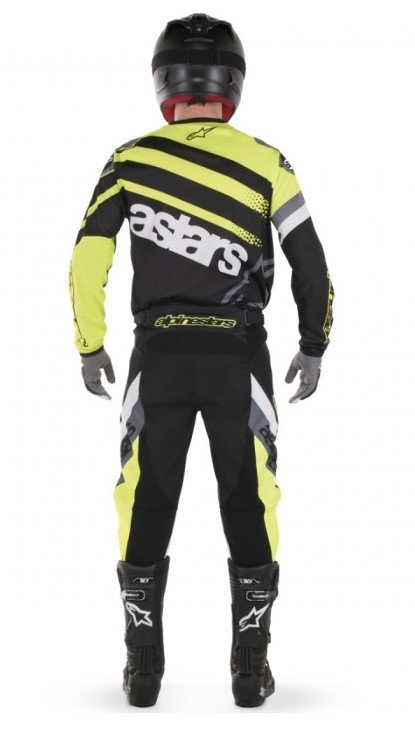 Джерси Alpinestars Racer Supermatic Black/Yellow/Grey