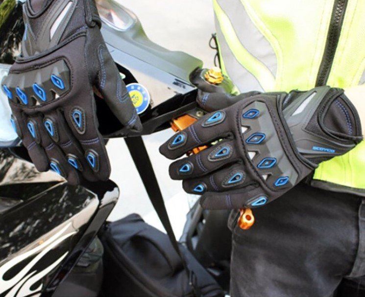 Мотоперчатки Scoyco MC-10 Black /Blue