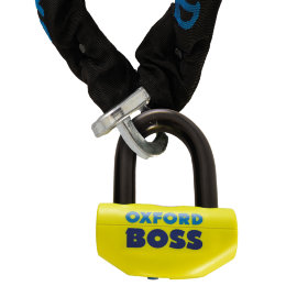 Противоугонная цепь с замком Oxford Boss 12.7mm lock Chain 12mm x 2m (OF806)