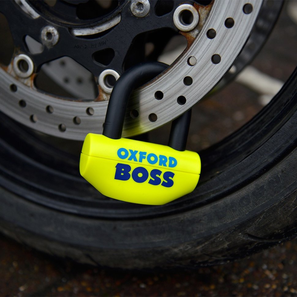 Противоугонная цепь с замком Oxford Boss 12.7mm lock Chain 12mm x 2m (OF806)