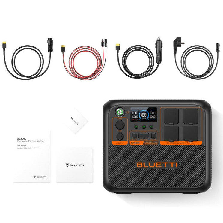 Зарядна станція BLUETTI AC200PL (2304 Вт·г / 2400 Вт)