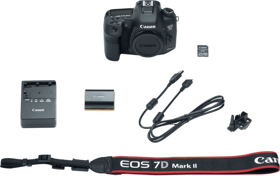 Камера Canon EOS 7D Mark II Body + WiFi адаптер W-E1 (9128B157)