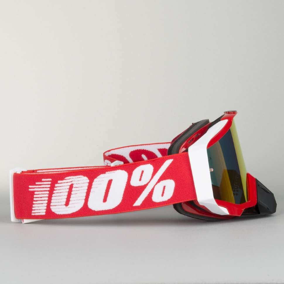 Мото очки 100% Racecraft Fire Red Mirror Lens Red (50110-003-02)