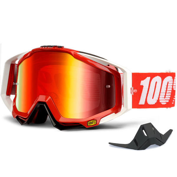 Мото очки 100% Racecraft Fire Red Mirror Lens Red (50110-003-02)