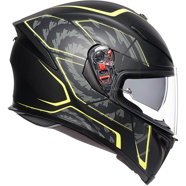 Мотошлем AGV K-5 S Tornado Matt Black/Yellow Fluo