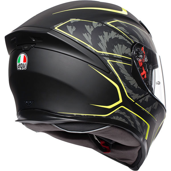 Мотошлем AGV K-5 S Tornado Matt Black/Yellow Fluo