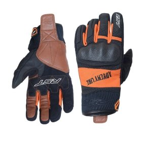 Мотоперчатки кожаные RST 2109 Adventure CE Mens Glove Black/Orange