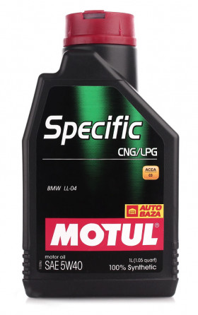Моторное масло Motul Specific CNG/LPG SAE 5W-40 1л (854011)