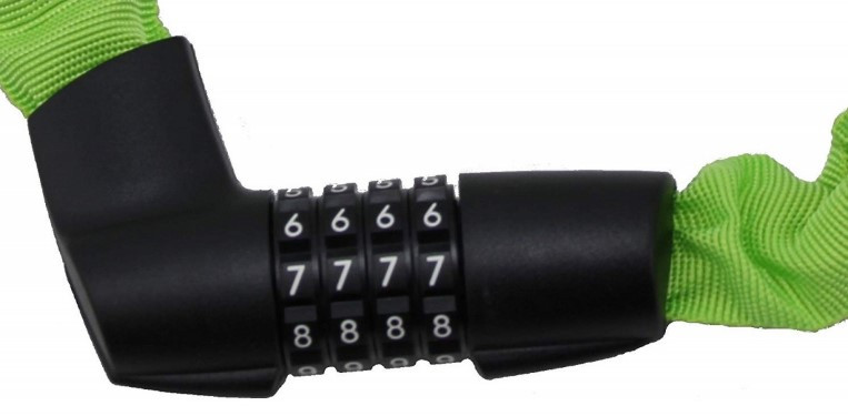 Мотозамок з ланцюгом ABUS 1385/75 Tresor Neon Green (712630)