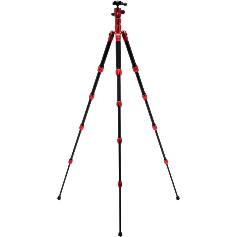 Штатив для фотоаппарата с моноподом MeFOTO Backpacker S Aluminum Red (BPSARED)