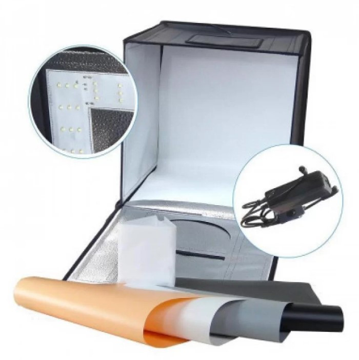 Лайт бокс с LED подсветкой Mircopro 440 50x50x50 см. (LED440_505050)