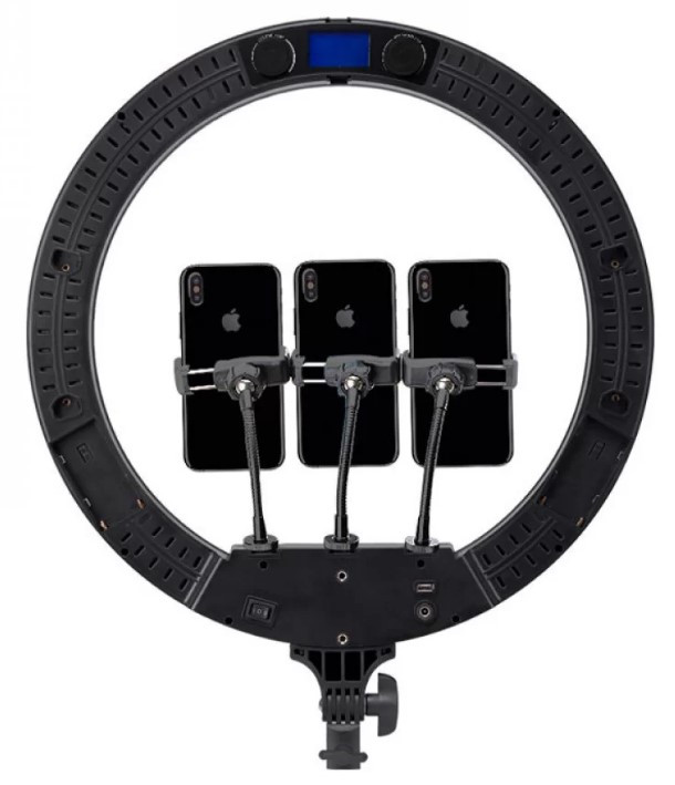 Кольцевой свет со стойкой Tolifo R-1948RGB (58404)