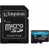 Карта памяти Kingston 256 GB microSDXC class 10 UHS-I U3 Canvas Go! Plus + SD Adapter (SDCG3/256GB)