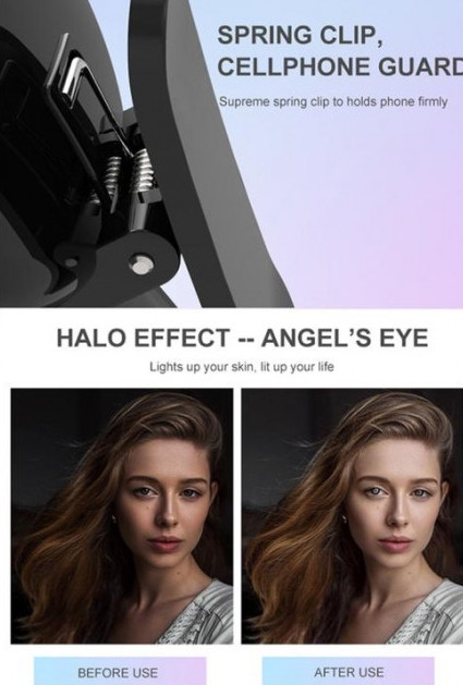 Світло для смартфона AccPro RK-17W White