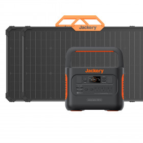 Солнечный генератор Jackery Solar Generator 1000 Pro (Explorer 1000 Pro + 2*Solarsaga 80W) (1002 Вт·ч / 1000 Вт)