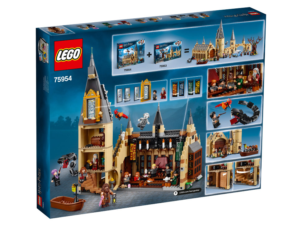 Конструктор Lego Harry Potter: великий зал Хогвартса (75954)