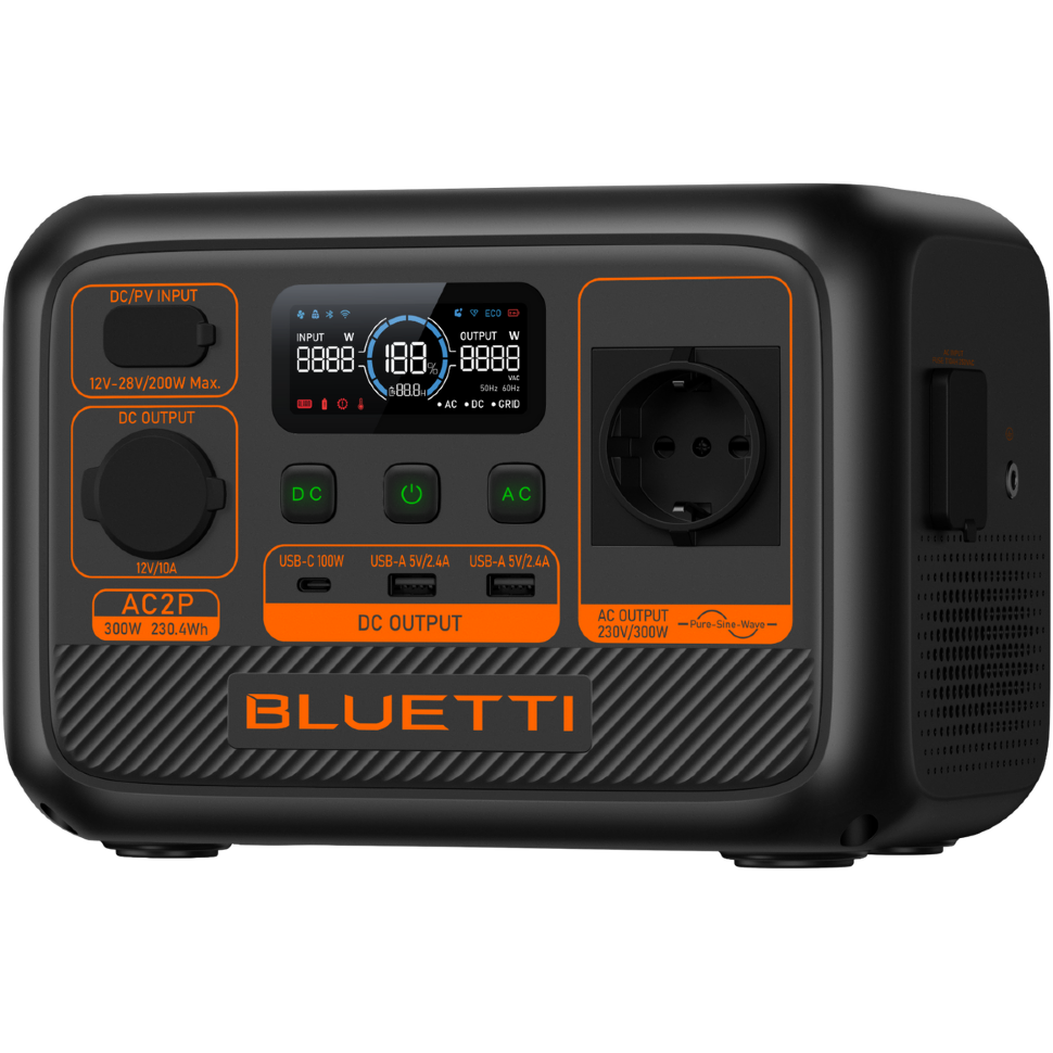 Зарядна станція BLUETTI AC2P (230 Вт·г / 300 Вт)