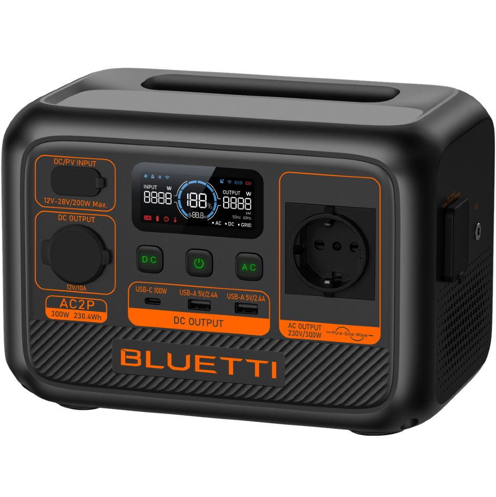 Зарядна станція BLUETTI AC2P (230 Вт·г / 300 Вт)