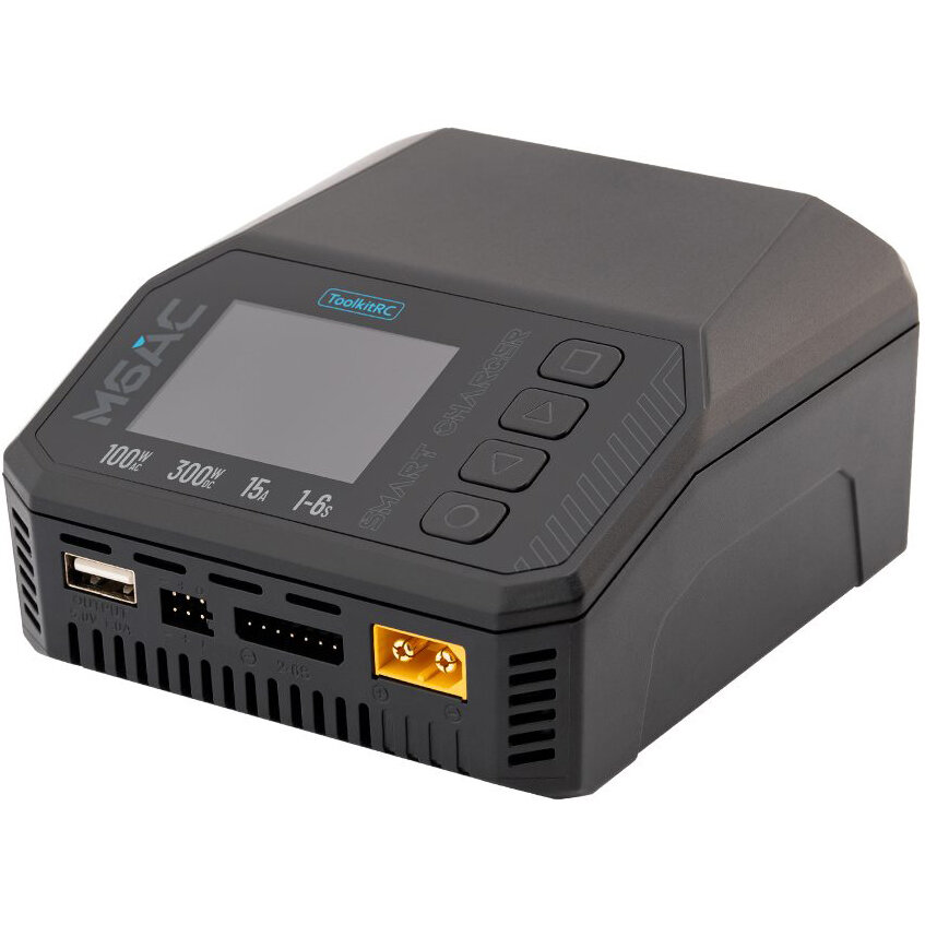 Зарядний пристрій ToolkitRC M6AC (AC 100 Вт / DC 300 Вт)
