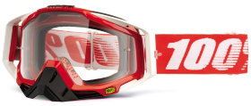 Мото очки 100% Racecraft Fire Red Clear Lens (50100-003-02)