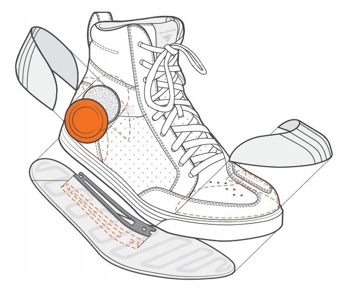 Мотоботы Shima Blake Black