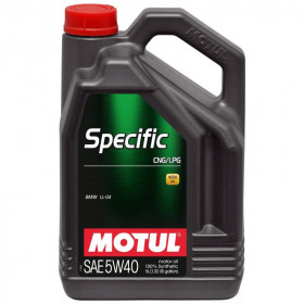 Моторное масло Motul Specific CNG/LPG SAE 5W-40 5л (854051)