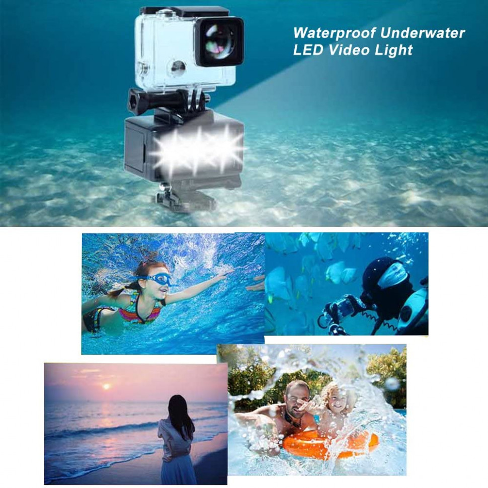 Водонепроницаемый LED постоянный свет Tolifo HF-0301 (196863)