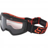 Детские мото очки FOX YTH Main II Stray Goggle Black/Orange Clear Lens (26472-016-OS)