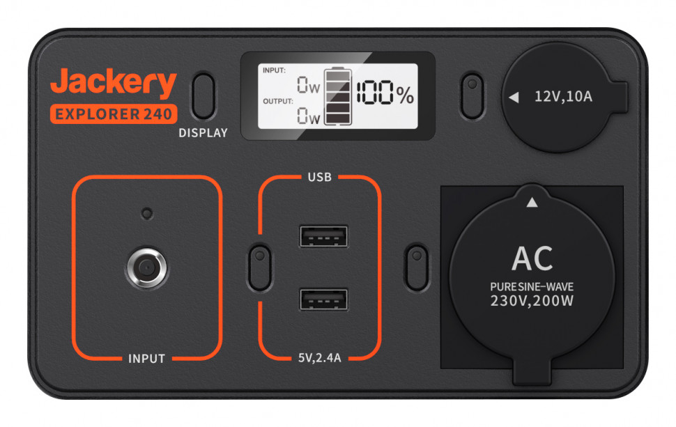 Портативная электростанция Jackery Explorer 240EU (Explorer-240) (240 Вт·ч / 200 Вт)