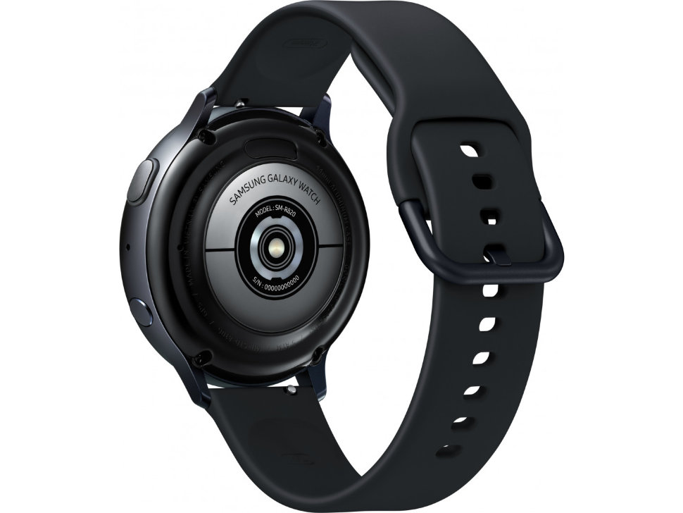 Смарт-часы Samsung Galaxy watch Active 2 Aluminium (R820) Black (SM-R820NZKASEK)