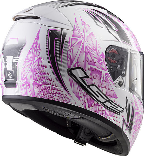 Мотошлем LS2 FF390 Breaker Rumble White/Pink