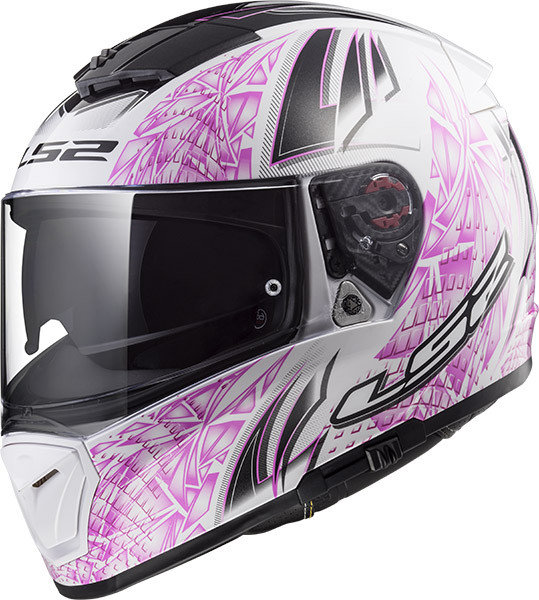 Мотошлем LS2 FF390 Breaker Rumble White/Pink