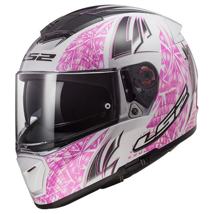 Мотошлем LS2 FF390 Breaker Rumble White/Pink - купить в Украине | Moto ...
